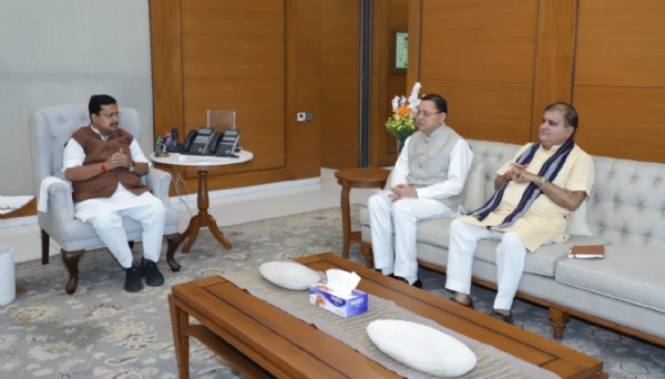 নিতিনের সঙ্গে সাক্ষাৎ ধামির, উপহার দিলেন উত্তরাখণ্ডের মধু