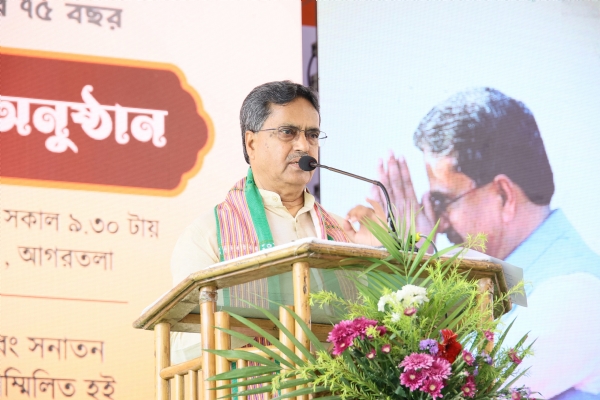 মুখ্যমন্ত্রী ডাঃ মানিক সাহা