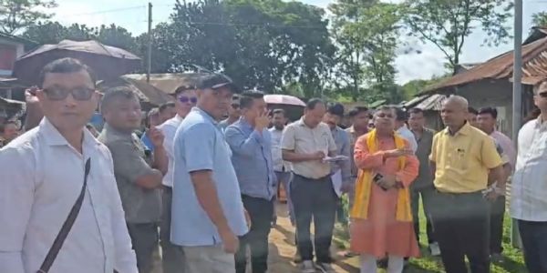 লেফুঙ্গা বাজার উন্নয়ন প্রকল্পে গতি বাড়াতে নির্দেশ, পরিদর্শনে গিয়ে মন্ত্রী ও সিইএমের মতবিনিময়