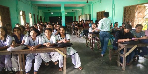 জটেশ্বর লীলাবতী মহাবিদ্যালয়ের উদ্যোগে বিভিন্ন বিদ্যালয়ে ভর্তির প্রচার অভিযান