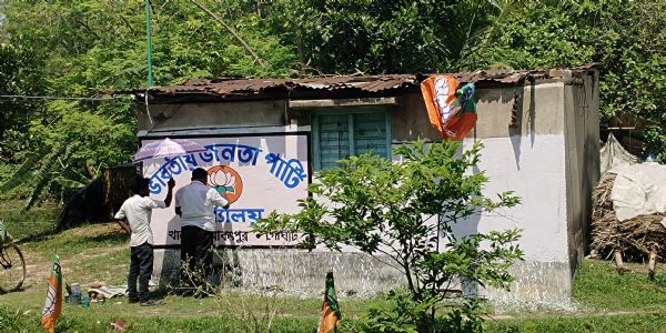 পনেরো বছর পর গোঘাটে দলীয় কার্যালয় পুনরুদ্ধার করল বিজেপি