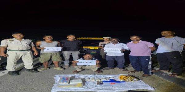 ধলাই পুলিশের অভিযানে ১০ হাজার ইয়াবা বাজেয়াপ্ত, আটক এক