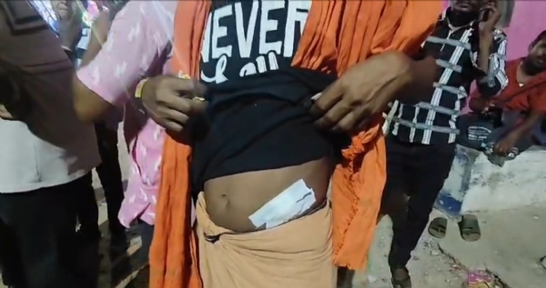 আহত বিজেপি কর্মী রাজেস কারক