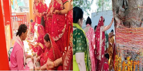 স্বামীর দীর্ঘায়ু কামনায় কাশীতে পালিত বট সাবিত্রী ব্রত