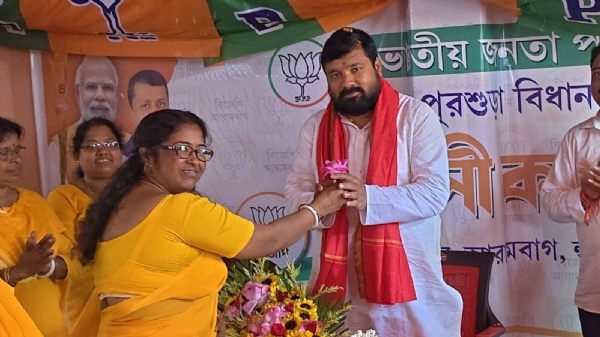 বিমান ঘোষকে সম্বর্ধনা