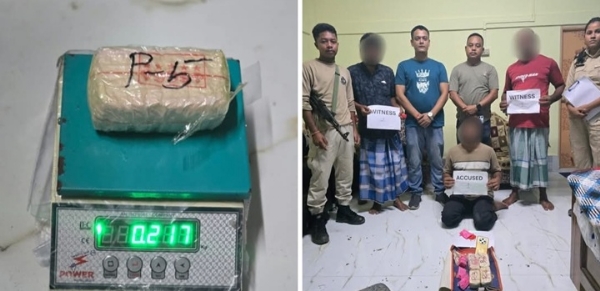 পাথারকান্দিতে ড্রাগস সহ ধৃত এক