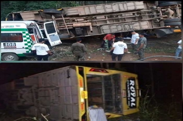 বস্তারে ভয়াবহ বাস দুর্ঘটনা, রায়পুর-কোন্টা রুটের যাত্রীবাস উল্টে মৃত এক