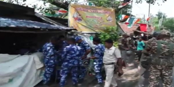 ফলতায় মহিলাদের হুমকি দেওয়ায় অভিযুক্ত তৃণমূল, আঁটোসাঁটো নিরাপত্তা