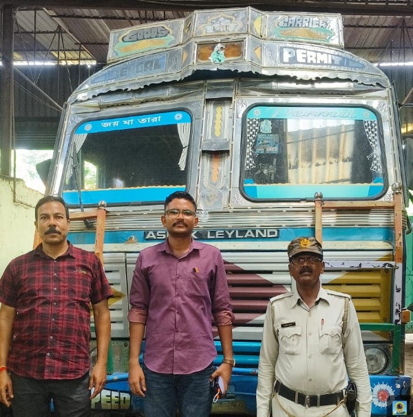 চুরি হওয়া লরি উদ্ধার