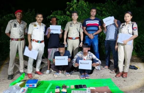 কাছাড় পুলিশের অভিযানে উদ্ধার হেরোইন ও ইয়াবা, গ্রেফতার দুই