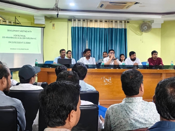 আরামবাগ বিডিও অফিসে বৈঠক
