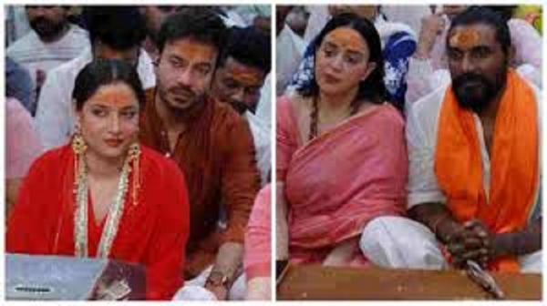 উজ্জয়িনীর মহাকাল মন্দিরে রেমো ডি’সুজা, অঙ্কিতা লোখান্ডে ও বিকি জৈন উজ্জয়িনীর মহাকাল মন্দিরে রেমো ডি’সুজা, অঙ্কিতা লোখান্ডে ও বিকি জৈন