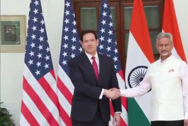 হায়দরাবাদ হাউসে জয়শঙ্কর ও রুবিও-র মধ্যে প্রতিনিধি পর্যায়ের বৈঠক হায়দরাবাদ হাউসে জয়শঙ্কর ও রুবিও-র মধ্যে প্রতিনিধি পর্যায়ের বৈঠক