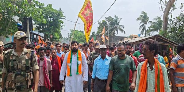 পুরশুড়ায় বিজেপির বর্ণাঢ্য বিজয় মিছিল, উপস্থিত বিধায়ক বিমান ঘোষ