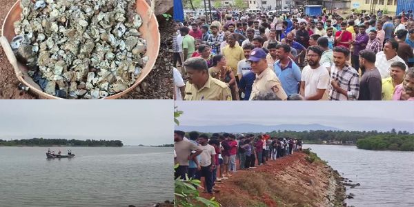 কর্নাটকে নদীতে শামুক তুলতে গিয়ে জলের তোড়ে ভেসে মৃত্যু একই পরিবারের ৯ জনের