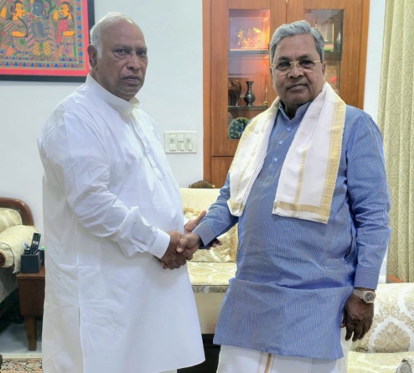 রাহুল গান্ধী ও খাড়গের সঙ্গে বৈঠক সিদ্ধারামাইয়ার