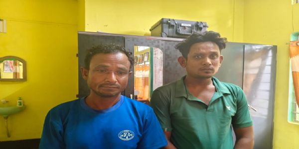 শ্রীভূমির মদনপুর শিবমন্দিরে গরুর কাটা মাথা রাখার অভিযোগে গ্রেফতার দুই দুষ্কৃতী