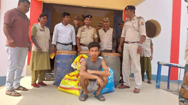 গাঁজা উদ্ধার মেলাঘরে