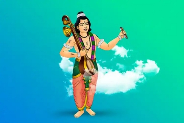 আদি সাংবাদিক দেবর্ষি নারদ_প্রতিনিধিত্বমূলক চিত্র