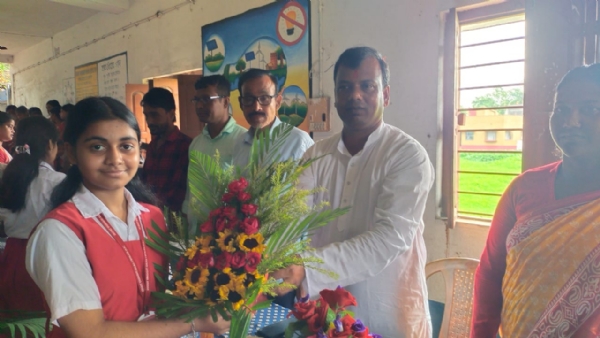 গোঘাট ভগবতী বালিকা বিদ্যালয় নবীন বরণ ও সংবর্ধনা সভা