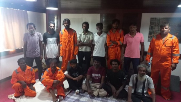 ওমান উপকূলে উদ্ধার ভারতীয় জাহাজ এমএসভি বিরাট-১-এর ১৪ নাবিক, নিরাপদে মুম্বইয়ের পথে