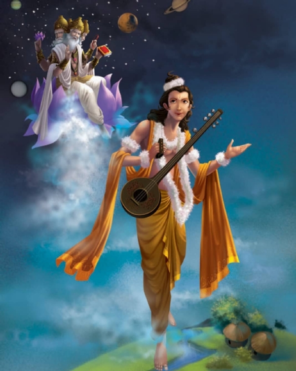দেবর্ষি নারদ_প্রতিনিধিত্বমূলক চিত্র