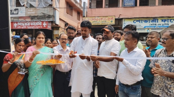 জনকল্যাণ শিবিরের উদ্বোধনে হেমন্ত বাগ