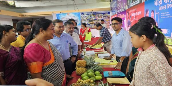 মোদী সরকারের ১২ বছর পূর্তি উপলক্ষ্যে তেলিয়ামুড়ায় জনকল্যাণমূলক শিবির