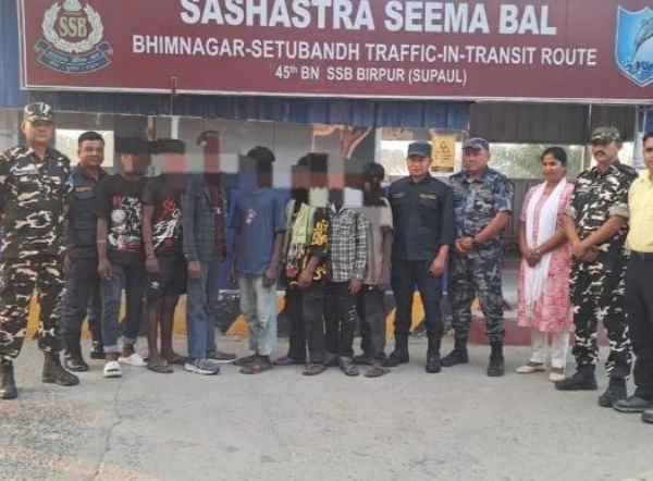 সুপৌলে মানব পাচারের চেষ্টা ভেস্তে দিল এসএসবি