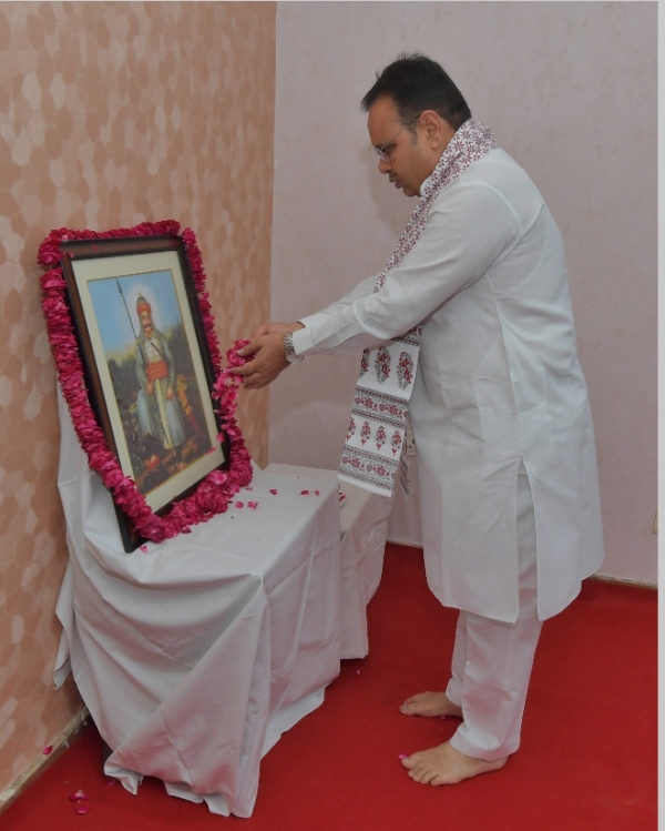 মহারানা প্রতাপ জয়ন্তীতে শ্রদ্ধা