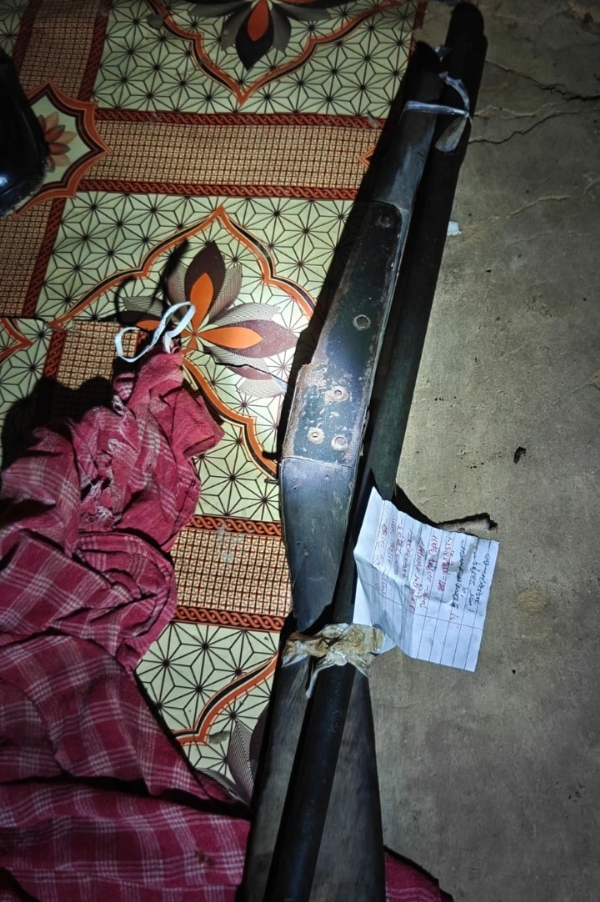 গাঁজা ও বন্দুক উদ্ধার