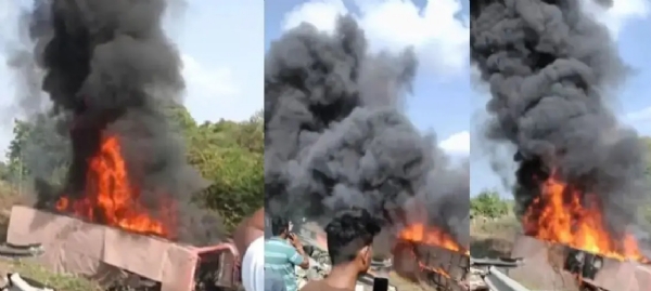 সুরাটে একাধিক গাড়ির সংঘর্ষে ভয়াবহ দুর্ঘটনা, মৃত্যু ৭ জনের সুরাটে একাধিক গাড়ির সংঘর্ষে ভয়াবহ দুর্ঘটনা, মৃত্যু ৭ জনের