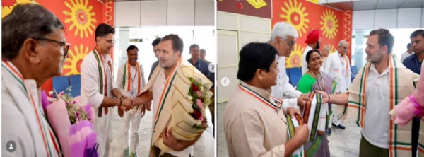 ছত্তিশগড়ে রাহুল গান্ধী, সাংগঠনিক শিবিরে অংশ নিয়ে নেতৃত্বের সঙ্গে বৈঠক