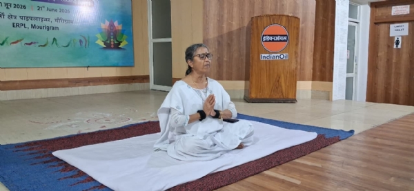 ইন্ডিয়ান অয়েলে যোগ দিবস ইন্ডিয়ান অয়েলে যোগ দিবস