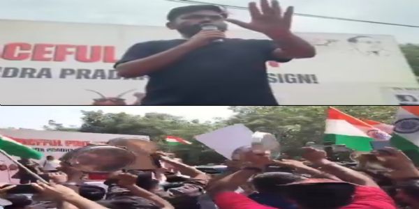 যন্তর মন্তরে সিজেপি-র বিক্ষোভ, শিক্ষামন্ত্রীর পদত্যাগের দাবিতে সরব আন্দোলনকারীরা