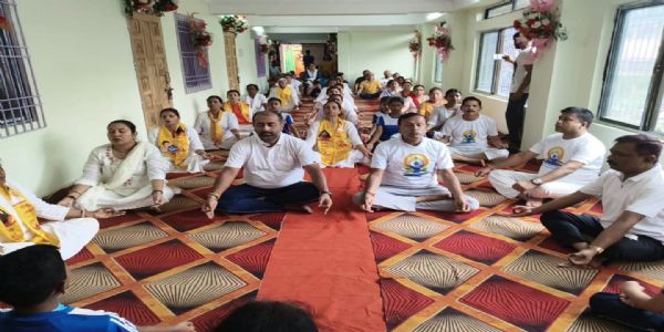 শ্রীভূমি জেলা বিজেপি কার্যালয়ে উদযাপিত আন্তর্জাতিক যোগ দিবস