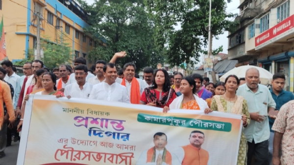 কামারপুকুরে অভিনন্দন যাত্রা কামারপুকুরে অভিনন্দন যাত্রা