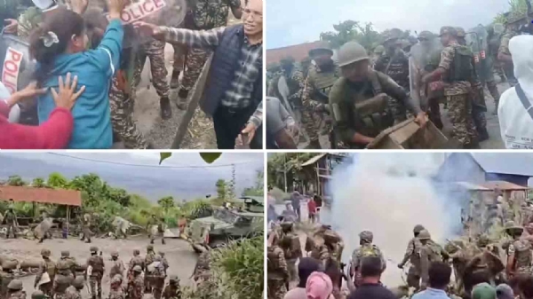 নিরাপত্তা বাহিনীর সঙ্গে সংঘর্ষ হাইওয়ে অবরোধকারীদের