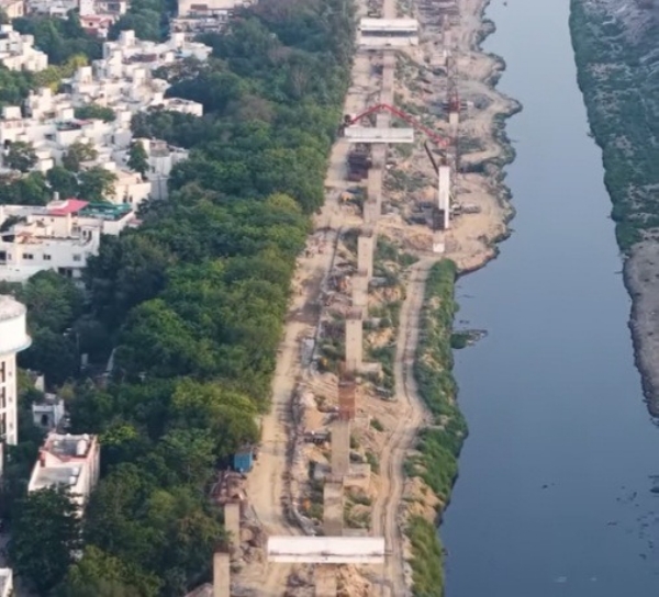 দ্রুত এগোচ্ছে চিল্লা এলিভেটেড রোড প্রকল্প