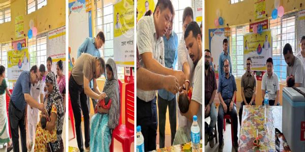 সোম ও মঙ্গলবার শ্রীভূমিতে বাদপড়া শিশুদের ঘরে ঘরে পালস পোলিও