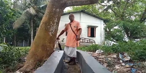ড্রেনের জল ব্যক্তিগত কৃষিজমিতে, ক্ষোভে ফুঁসছেন আদি বিজেপি কর্মী