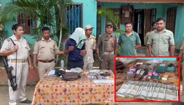 সোনাপুরে ধৃত চোরাশিকারি, বাজেয়াপ্ত আগ্নেয়াস্ত্র, নগদ টাকা ইত্যাদি