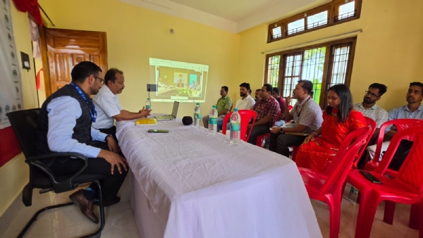 নবনির্মিত কার্যালয় উদ্বোধন উপলক্ষ্যে আয়োজিত বৈঠক