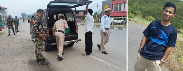 থউবাল জেলায় মাদকবিরোধী অভিযান পুলিশের, পাশের ছবি নিহত পুলিশ কমান্ডো খইরোম সুরেশের