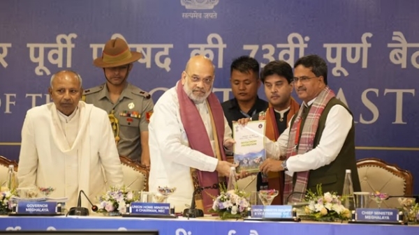 কেন্দ্রীয় স্বরাষ্ট্রমন্ত্রী অমিত শাহের কাছে বিস্তৃত কর্মপরিকল্পনা উপস্থাপন করছেন মুখ্যমন্ত্রী মানিক সাহা