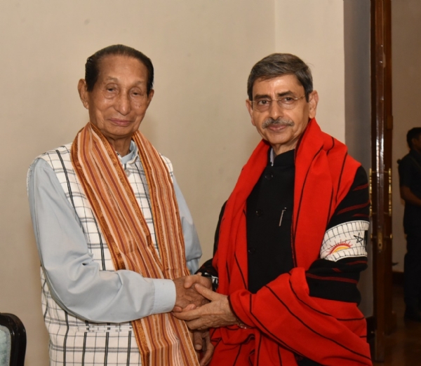 নাগাল্যান্ডের প্রাক্তন মুখ্যমন্ত্রী লোকভবনে