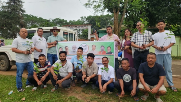 ডিমা হাসাও জেলা বিজেপির উদ্যোগে বৃক্ষরোপণ কর্মসূচি