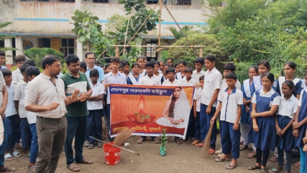 গোলপুর সারদামণি হাইস্কুলে বিশ্ব পরিবেশ দিবস পালন