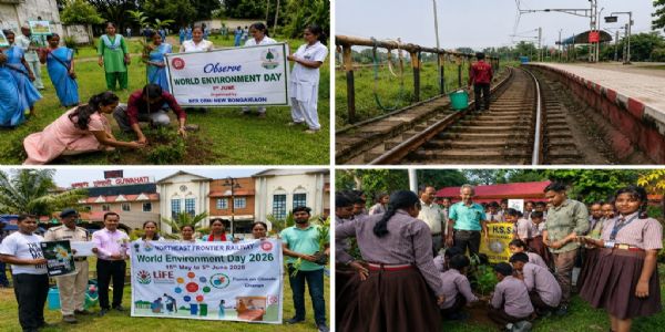 ব্যাপক পরিবেশবান্ধব পদক্ষেপের মাধ্যমে বিশ্ব পরিবেশ দিবস উদযাপন এনএফ রেলের