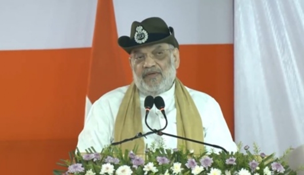 ত্রিপুরার লঙ্কামুড়া সীমান্ত চৌকিতে কেন্দ্রীয় স্বরাষ্ট্রমন্ত্রী অমিত শাহ